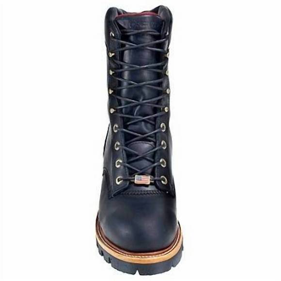 NEW CHIPPEWA men's steel toe 25410 insulated waterproof work boots in black oile - Picture 7 of 8
